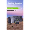 La estación de energía portátil con panel solar incluyó 519Wh Generator solar con 120 W Foliltador solar plegable MPPT 12V Fuente de alimentación regulada
