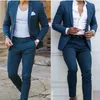 Tuxedos زر واحدة أحرز طية صدر السترة العريس حفلة PROM SLIM