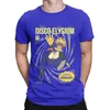 Camisetas masculinas pedaços de bolo homens homens camiseta disco elysium rpg jogo camisetas vintage manga curta o pescoço de algodão impresso