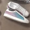 Мужчины Rivoli Sneaker Boot High Top Trainers Boot Rainbow Low-Top Обувь Открытый Повседневная Обувь 100% Натуральная Кожа Обувь Дышащаяся Обувь для тележки NO25