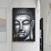 Pinturas de Canvas de Buda de Prata Imprimir Vintage Pôsteres Chinesa Estilo Budista Painting Buddhism Canvas papel de parede para celular para Home Decor