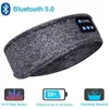 Hoofdtelefoon Oortelefoons Fone Bluetooth Sleep Headband voor Sleeper Zachte elastische Wireless Sports Fitness Runheadphones6540178