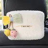 Mignon de voiture de dessin animé Portez en tissu arrière Boîte de carvins suspendus couvercles de serviette de serviette de serviette de serviette de serviette accessoires pour filles pour filles