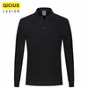 Polos masculinos LOGO LOGO MENOS MENOS MANELOS LONGO MANEIRA MANEIRA MAIS MAIS CASUAL SLIM FIT CHEFENCIMENTO DE MENMENS MENMENS MENMENS