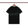Mens d'été Nouveaux t-shirts de haute qualité de couleur manche courte lettre imprimement homme homme femme décontractée noire t-shirt asiatique taille s-2xl