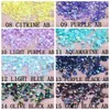 Nail Art Decorations Big Bag 4mm 50000pcs Jelly AB Colors Resin Rhinestones 3D Gems Round Non Fix Stones Appliques For Craft DIY ArtNail