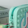 버블 장난감 가방 감압 장난감 실리콘 아이 크로스 바디 가방 프레스 가방 어깨