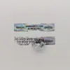 Autocollants d'étanchéité holographiquesTamper Proof Void Security Label Garantie Numéro de série StickerCustomized 1000pcs 220607