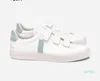 2022 French Summer Autumn Autumn New Men e Women's Color Board Combating Word Classic Leather Small White Shoes