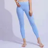 Womens leggings pants Jogging fitness training stovepipe shaping yoga pants quality 9 points pant elastic High Waist Sweatpants solid color