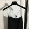 Triangle Chain Jurken Zomer Losse Cool Sling Jurk Luxe Sexy Riem Rokken Mode Mouwloze Dames Jurken