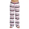 Women's Sleepwear Mens Women Christmas Sleep Bottoms Lounge Pajama Pants Soft Animal Printed Plush Winter Warm Comfort Trousers