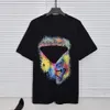 Wysokiej Jakości Letnie Mężczyźni Kobiety T Koszulki z List Drukowane Dorywczo Męskie T Shirt Moda Tees Streetwear Odzież 2 Kolory