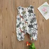 LIORaITIIN 0-24M NYGD SPANDA BABY GIRL SOMMER SOMPER STELESS PRINTED O-NECK Jumpsuit Fashon Clothing G220510