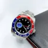 WatchSc- Mens Автоматические механические часы Дополнительные водонепроницаемые сапфировые скользящие застежки 41 мм стальные наручные часы светящиеся керамические масштабы