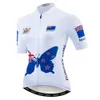 2024 Nouvelle-Zélande BUTTERFLY Team Femmes Maillot de cyclisme Maillots de cyclisme respirants à manches courtes Été Tissu à séchage rapide VTT Ropa Ciclismo B33
