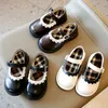 2022 Girls Mary Janes Shoes осень ретро детский патентная кожа