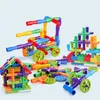 DIY Waterpijp bouwstenen speelgoed Verlichtend pijpleiding Tunnelconstructie Educatieve stengelontwerper voor kinderen Brick 220715