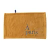 Towel Soft Letter Embroidery Hand Towels Kitchen Bathroom With Hanging Loops Quick Dry Absorbent Microfiber