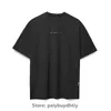 2022 New AV Men's T Shirts Short Sleeved American Fashion Brand Half Sleeved Round Neck Large Size Slit T-shirt At Hem