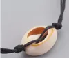 3 أنماط بوهيمية طبيعية Cowrie Shell Bracelet Wax Rope Handmade Friends Friendet