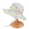 Czapki czapki wiosna lato kapelusz dziewczyny kreskówka bawełniana oddychająca Sun Panama Boy Soft Brim Outdoor Fisherman Cap 220914