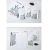 Present Wrap Set Kawaii Cartoon 3pc kuvert 6pc skriver brev papper pad office skola brevpapper set sovande djur mailer älskare mailgift