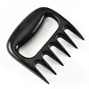 Black Meat Bear Claws Plastic Forks BBQ Shredder Chicken Separator Easy Clean Use Barbecue Kitchen Tools1851407