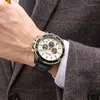 Montres-bracelets 8309 montre décontracté étanche en acier inoxydable montres hommes poignet de luxe Quartz affaires Relogio Masculinomontres-bracelets