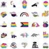 50PCS Skateboard Stickers Pure Rainbow Love For Car Baby Scrapbooking Pencil Case Diary Phone Laptop Planner Decoration Book Album Kids Toys DIY Decals