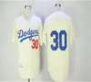 Mężczyźni Kobiety Młodzieżowe koszulki vintage 42 Jackie Robinson 4 Babe Herman 23 Kirk Gibson 32 Sandy Koufax Dodger 34 Fernando Valenzuela 30 Maury Wills Retro koszulka bejsbolowa