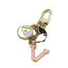 Marca de designer de luxo de alta qualidade Marca -chave Men Carkeyring feminino fivela de chaves de chave