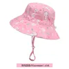 20 färger Baby Summer Outdoor Fisherman's Hat Children Barn Sun Beach Caps Lovely Spets Princess Spädbarn Girl Sunscreen Hats Hucket Cap M4159