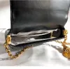CC Bag Wallets 2021 Top women's bag sheepskin fashion badge gold chain flip wallet cross designer handbags luxury shoulder b