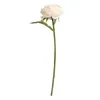 Couronnes de fleurs décoratives 1pc belle rose simulation soie artificielle petit bouquet blanc maison fête hiver décoration de mariage faux flo