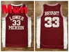 ABD'den gemi Michael MJ #23 Basketbol Forması Erkek Gençlik Çocukları Aşağı Merion 33 Bryant Iverson #3 Georgetown Hoyas Kolej Formaları Tümü Dikişli Üst Yelek