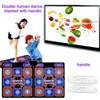 3D Double Dance Mat Yoga Game Massage Learning Kids Toy para TV Gift PVC Indoor Running Blanket Home Computador HD 220526