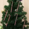 2021 Weihnachtsbaum Deko Anhänger Candy Crutch Weihnachtsdekorationen für Zuhause Neujahr Weihnachtsschmuck 3 Farben