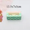 Подарочная упаковка 5/10pcs 13.5x7x5cm Candy Boxs Упаковка для печенья Свадебная коробка Kraft Paper Cup Food Pac