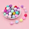 Mini Tulp Kralen 15mm Siliconen Bloemvorm Tulp Losse Kraal Food Grade BPA Gratis DIY Tandjes Ketting Fopspeenketting Accessoire