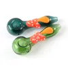 Heady Glass Oil Burner Pipes Mushroom Style Spoon r￶kr￶r 3 tum b￤rbara handtobakstillbeh￶r Dab Torra ￶rtverktyg