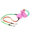 Colarinhos de cachorro colares de tração retrátil automática corda com coleira criativa de coleira criativa suprimentos de animais de estimação acessórios