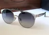 Gafas de sol de diseño de moda vintage PORNNOISSEU marco de metal ojo de gato lente redonda estilo retro gafas protectoras uv400 versátiles para exteriores con caja