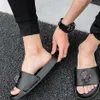 Cowhide Slippers Slides Beach Flip Flops Sandals Golden Chinelos Casual Summer Brand Mens Handmade