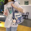 かわいい小さな女の子のバックパックファッションキャンディ色の若い女の子の外​​出のバックパック対照的な色のデザインミニ学生Schoolbag 220425