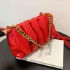 Borse da sera Borsa a tracolla HBP Elegante pelle morbida arricciata Nuvole per donna Tracolla a catena spessa Borse e borsette da donna 2023 Trend 220727