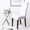 Housses de chaise Meijuner couverture solide housse en Spandex élastique extensible moderne pour la fête de la salle housse de chaise de cuisine universelle chaise