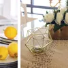 6pcs Metal Geometric Tea Light Candlersrs Lantern Marine Holidays Golden Holders314R7985553