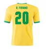 2022 2023 Brasil Soccer Jerseys Camiseta de Futbol Maillot Foot Paqueta Neres Coutinho Firmino Jesus Marcelo Pele 21 22 23 Brazils Foo