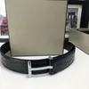 Riemen nieuwe heren zakelijke accessoires riem grote letter buckle mode dames hoogwaardige luxe ontwerper 3a lederen riem